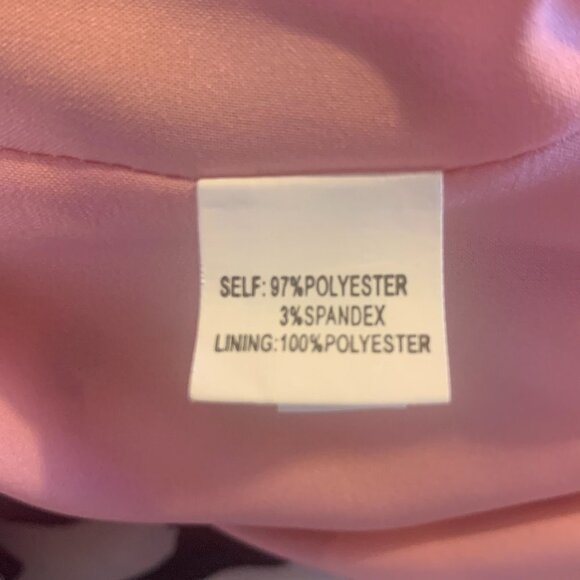 Kay Unger Fitted Sleeveless Black White Cheetah Print Cocktail Dress Womens Sz 2 - Picture 8 of 9